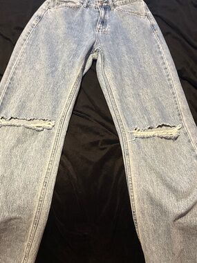 Ksubi straight leg blue jeans